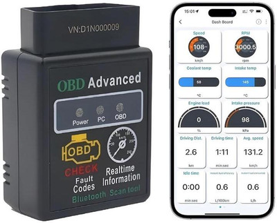 JN STORE OBDII Car Diagnostic Bluetooth OBD2 ELM327 Error Detection Tool OBD Reader