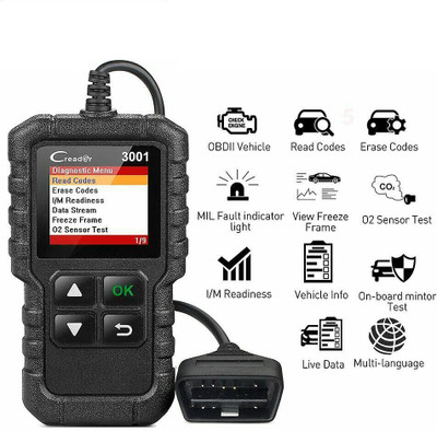 Xsentuals Creader 3001 OBD2 Scanner: Unlocking Diagnostic Potential for BS6 Bikes OBD Reader