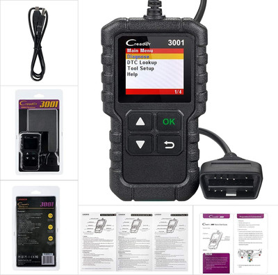 RG Creader 3001 OBD2 Scanner: Enhance Your BS6 Bike's Performance OBD Reader
