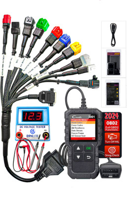 Danlite Tools Technician Danlite Launch Creader-3001 OBD-II Scanner For Bs6 Bs7 Bikes OBD Reader