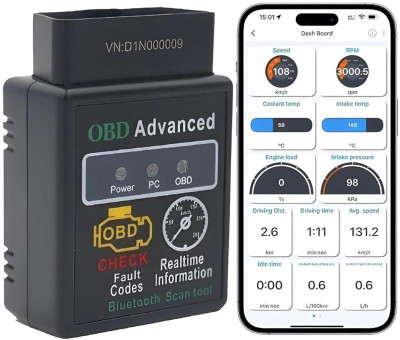 your own shop ELM327 Compact Car OBDII Wireless OBD2 Engine Analyzer Device OBD Reader