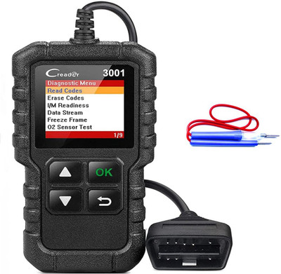 DANLITE TOOLS AND TECHNICIAN Xsentuals Launch Creader 3001 for BS6 Bikes and Indian Cars OBD Reader OBD Reader