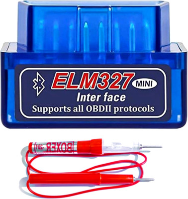 DANLITE TOOLS AND TECHNICIAN ELM 327 OBD V2.1 Wireless OBD2 Adapter Bike Scanner with Software OBD Reader