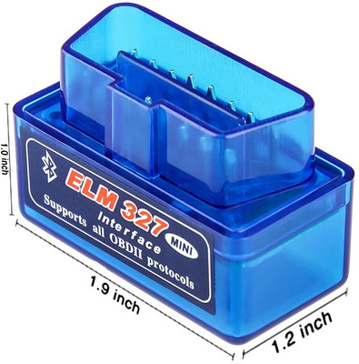 SPANTER Bluetooth 5.1 ELM327 V2.1 Auto OBD2 Scanner Bike Diagnostic Tool OBD Reader