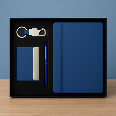Dixe Premium Corporate Gift Set  Office Set(Blue)