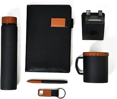 True Vybes The Ultimate 6-in-1 Corporate Gift Set  Office Set(Black)