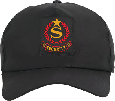 Deena Uniforms Security Guard Black S Star Cap  Office Set(Black)