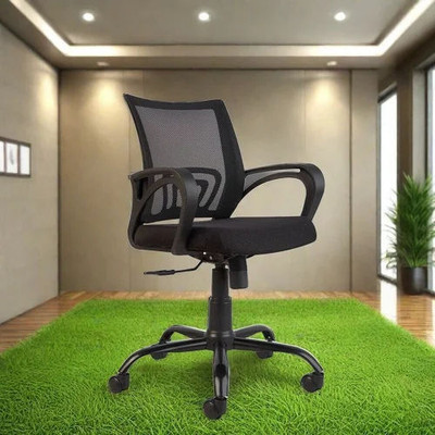 MG traders Zenith C107 Mesh Office Arm Chair(Black, DIY(Do-It-Yourself))