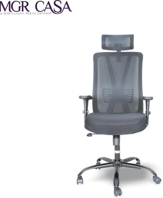 MGRCASA Mesh Office Arm Chair(Black, DIY(Do-It-Yourself))