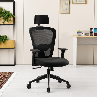 GREEN-SOUL-Jupiter-Go-High-Back-Ergonomic-HomeOfficeWFHAdj-ArmrestLumbar-Support-Mesh-Office-Adjustable-Arm-ChairBlack-Grey-Optional-Installation-Available