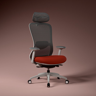 GREEN SOUL Galaxy | Design-Led Chair with Ergonomic Precision | Intelli-Adapt Recline Fabric Office Executive Chair(Pink, Grey, DIY(Do-It-Yourself))