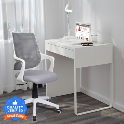 Rose Designer Chairs Mesh Office Arm Chair(White, Grey, Optional Installation Available)