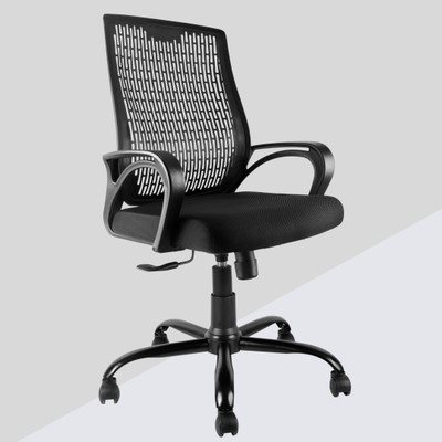 ASTRIDE Airsense Mid Back Office Chair for Work from Home/Study, Tilt Lock,Metal Base Mesh Office Executive Chair(Black, DIY(Do-It-Yourself))