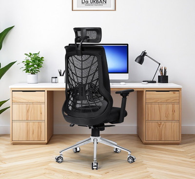 Da URBAN Spectrum Pro High Back Mesh Office Executive Chair(Black, Optional Installation Available)