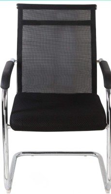 Shreeji Mesh Office Visitor Chair(Black, DIY(Do-It-Yourself))