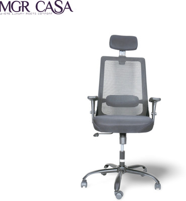 MGRCASA Mesh Office Arm Chair(Black, DIY(Do-It-Yourself))
