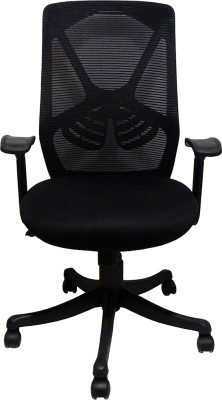 decartseatings Leefit Intero Mesh Office Adjustable Arm Chair(Black, Grey, Knock Down)