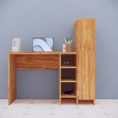SPECIALITY PANELS Multipurpose Hutch Desk with storage & Termites resistance Engineered Wood Multipurpose Table(Free Standing, Finish Color - Cochwood Dark, DIY(Do-It-Yourself))