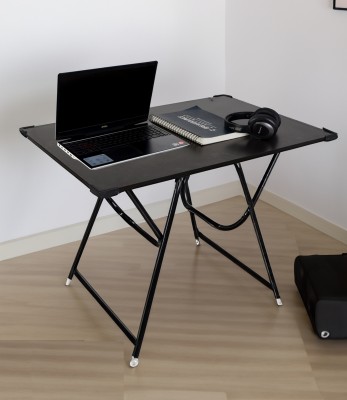 indian armar Engineered Wood Study Table(Free Standing, Finish Color - Black, Pre-assembled)