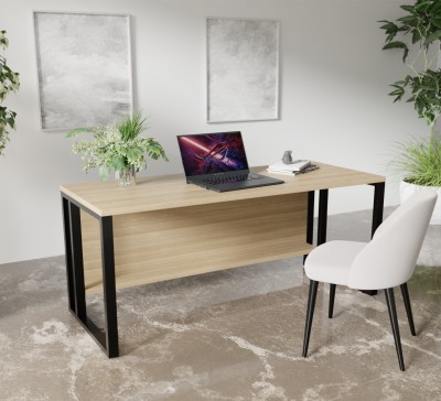 Riyan Luxiwood Cosmo Computer Desk Home/Office Desk Engineered Wood Multipurpose Table(Free Standing, Finish Color - BEIGE, DIY(Do-It-Yourself))