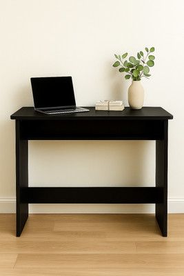 NE Furniture Study Table Computer Desk Home/Office Desk 29.52 Inch Height Engineered Wood Study Table(Free Standing, Finish Color - Black, DIY(Do-It-Yourself))