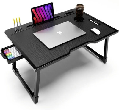 BK SALES Solid Wood Study Table(Free Standing, Finish Color - black, Pre-assembled)