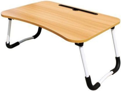 DEIDAD Wood Portable Laptop Table(Finish Color - Wooden, Pre Assembled)