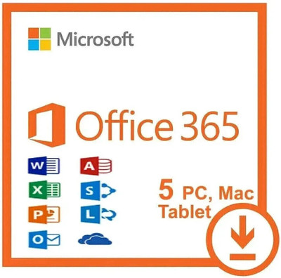 MICROSOFT Office 365 Plus For 5 Users/PC (Lifetime Validity)