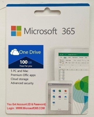 MICROSOFT Office 365 Pro Plus For 5 Users/PC (Lifetime Account) + 5TB Onedrive