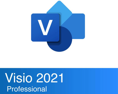MICROSOFT Visio Professional 2021 Windows PC (1 User, Lifetime Validity)