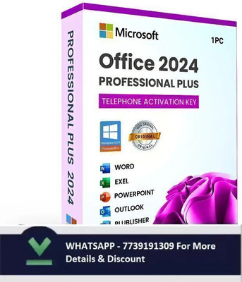MICROSOFT Office 2024 Pro Plus DVD Pack Lowest Price in Online , India ...
