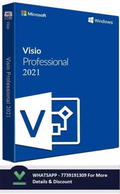 MICROSOFT Visio Professional 2021 (1 User, Lifetime Validity) License Key