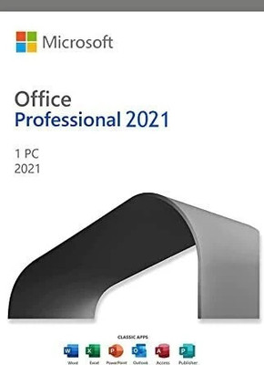 MICROSOFT Office Professional Plus 2021 - 1 USER/PC, Lifetime Validity (Latest Edition)
