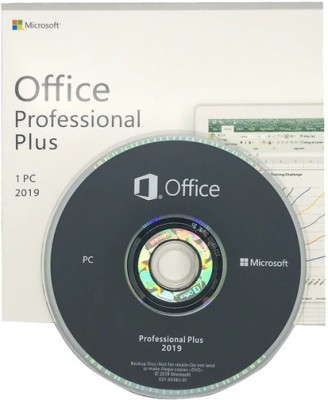 MICROSOFT Office Professional Plus 2019 (1 User/PC, Lifetime) DVD Full Retail Pack