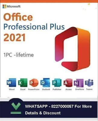 MICROSOFT Office Professional Plus 2021 (1 User/PC, Lifetime Validity)
