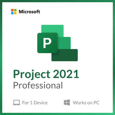 MICROSOFT Project Professional 2021 - 1 User/PC with lifetime validity