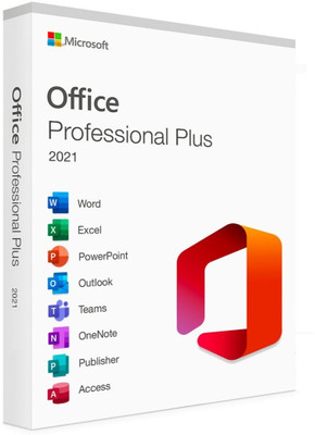 MICROSOFT OFFICE PROFESSIONAL PLUS 2021 LIFETIME ONLINE ACTIVATION TRASFERABLE KEY ( 1 PC)