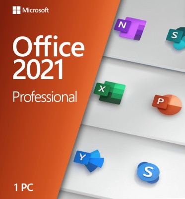 MICROSOFT Office Pro Plus 2021 (1 PC, Lifetime Validity) Activation Key