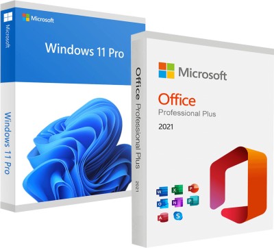 MICROSOFT Windows 11 Pro & Office Professional Plus 2021 (1 User, Lifetime Validity)