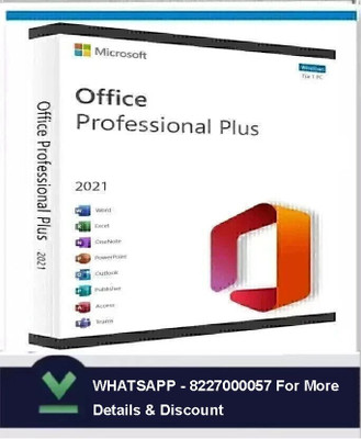 MICROSOFT Office Professional Plus 2021 for Lifetime - 1 User/PC (New Edition)