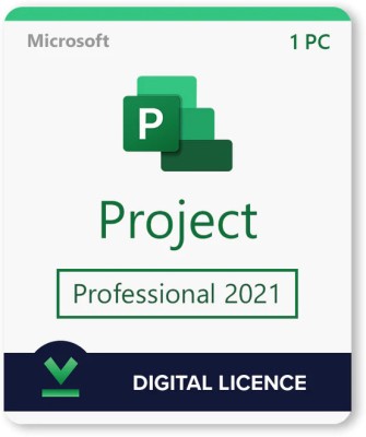MICROSOFT Project Professional 2021 for Windows (1 User/PC, Lifetime Validity)