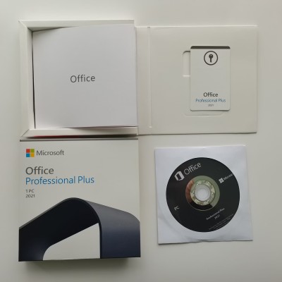 MICROSOFT Office Professional Plus 2021 (1 User, Lifetime) DVD Retail Full Box Pack