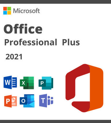 MICROSOFT Office Professional Plus 2021 (1 User/PC, Lifetime Validity) Activation Key Card