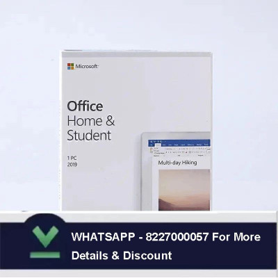 MICROSOFT Office Home & Student 2019 for Windows (1 User, Lifetime) One Time Purchase