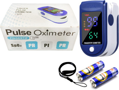 TRUE INDIAN Digital Finger Pulse Oximeter for Oxygen & Heart Rate Track Multi-Range Ohmmeter