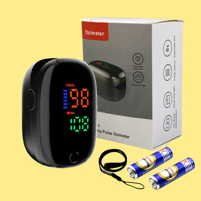 TRUE INDIAN Digital Pulse Oximeter Measure SpO2 & Pulse Rate Instantly Pulse Oximeter Multi-Range Ohmmeter
