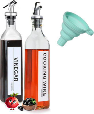 Nivido enterprise 500 ml Cooking Oil Dispenser Set(Pack of 2)