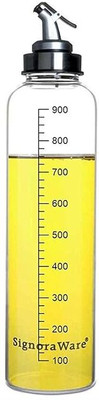 Signoraware 500 ml Spillproof Glass Kitchen Bottle Drip Free Liquid Container Accesory Item Cooking Oil Dispenser(Pack of 1)