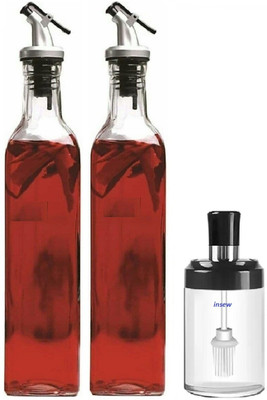 insew 1000 ml, 250 ml Cooking Oil Dispenser Set(Pack of 3)