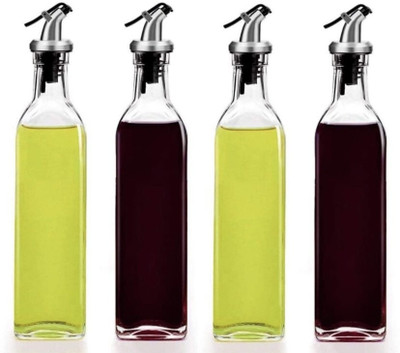 NAVPATH 500 ml Cooking Oil Dispenser Set(Pack of 4)